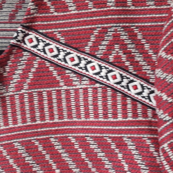 Red casual jacket - Picture 4 of 4